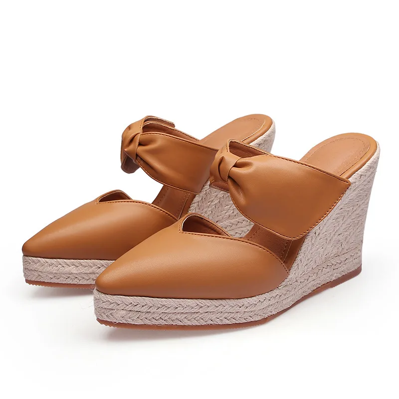 Wedge Espadrille Women - Sandalias de tacón alto para mujer,
