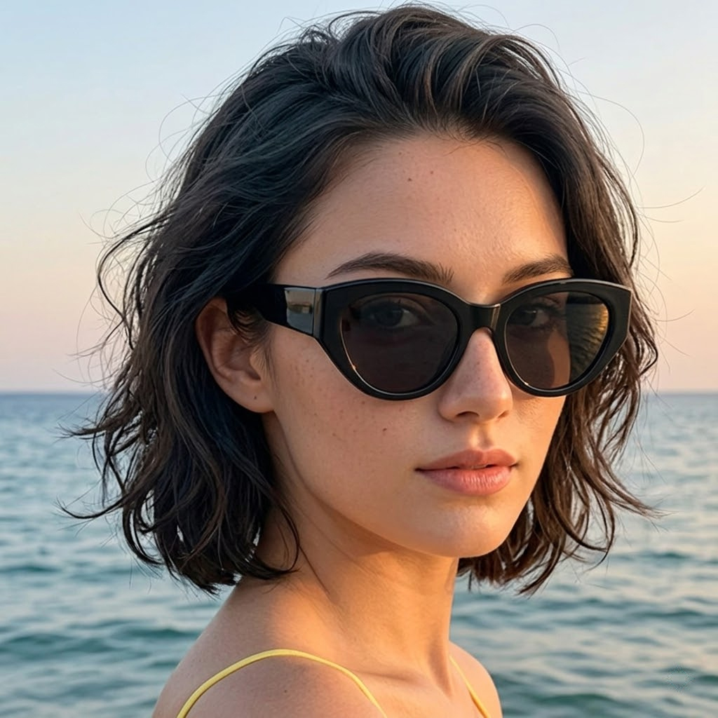 Sunglasses Cat Eye - Gafas de Sol Polarizadas Clásicas con
