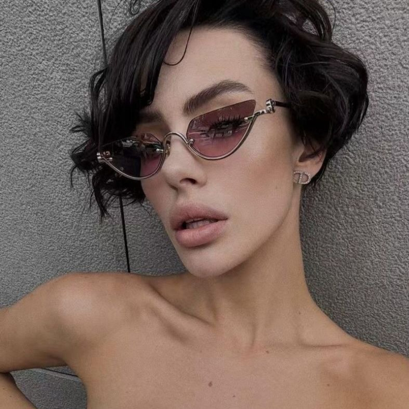 Gafas de Sol de Moda con Media - Sunglasses Cat Eye reseña y precio